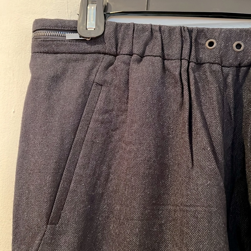 Comptoir navy lightweight wool blend joggers sz 40